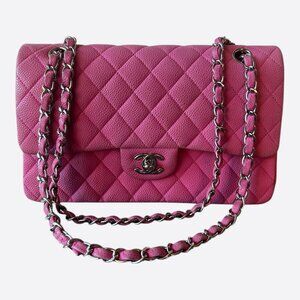 Chanel Pink Caviar Quilted Medium Flap Bag